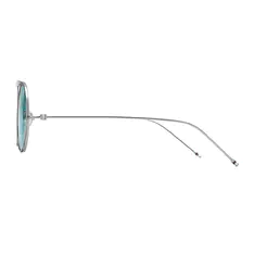 Round Silver Sunglasses