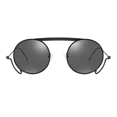 Round Black Sunglasses