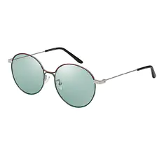 Round Green Sunglasses