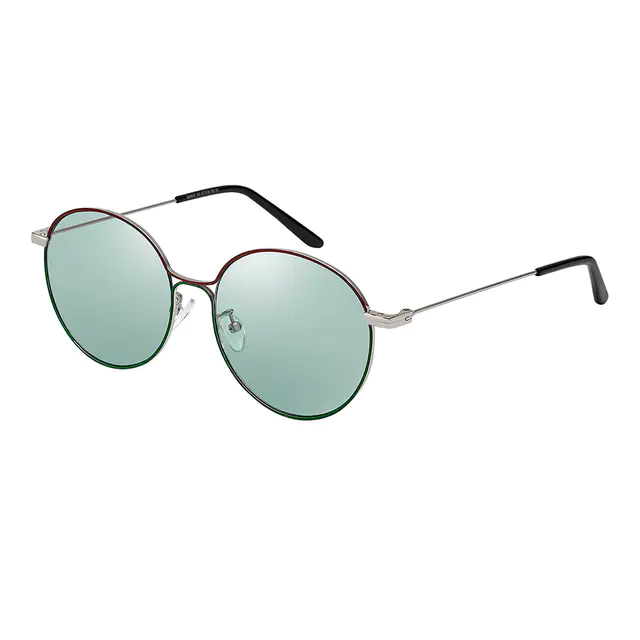 Round Green Sunglasses
