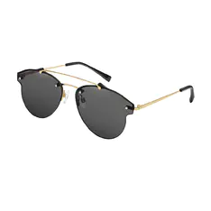Aviator Black/Gold Sunglasses