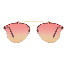 Aviator Red/Gold Sunglasses