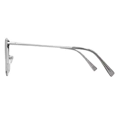 Round Silver Sunglasses