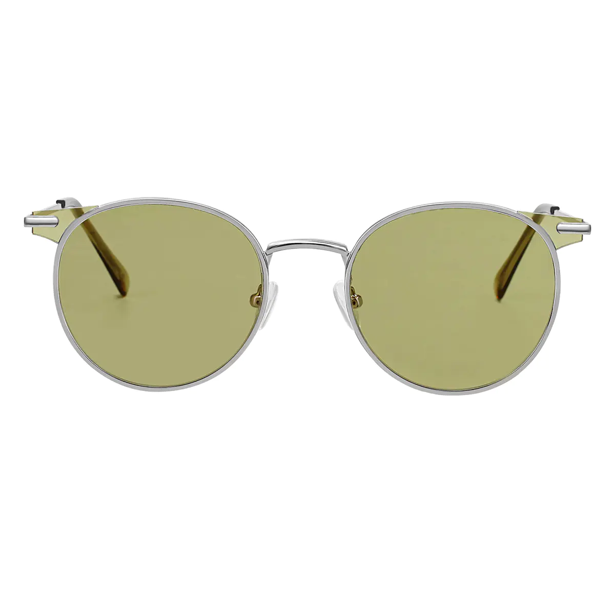 Round Silver Sunglasses