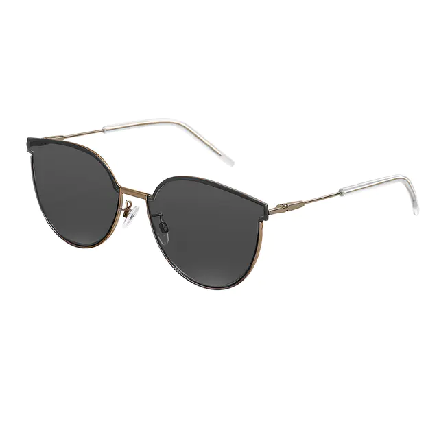 Cat-eye Silver Sunglasses