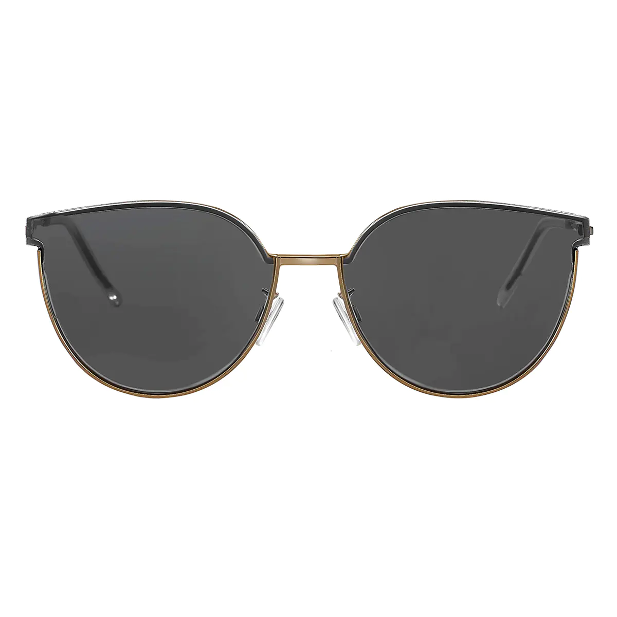 Cat-eye Silver Sunglasses