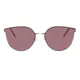 Cat-eye Silver Sunglasses