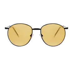 Round Black Sunglasses