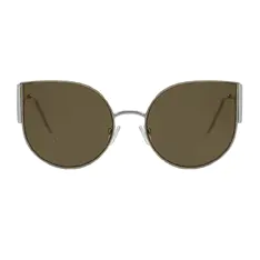 Cat-eye Silver Sunglasses