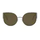 Cat-eye Silver Sunglasses