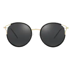 Round Gold Sunglasses