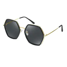Geometric Black Sunglasses