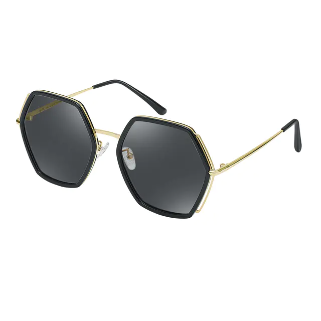 Geometric Black Sunglasses