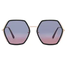 Geometric Black Sunglasses