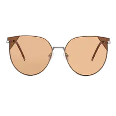 Cat-eye Silver Sunglasses