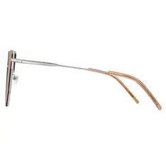 Cat-eye Silver Sunglasses