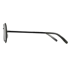 Round Black Sunglasses