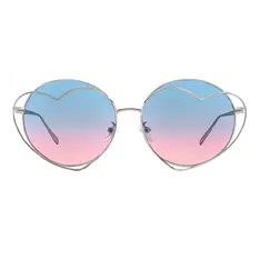 Round Silver Sunglasses