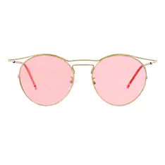 Aviator Dark Gold Sunglasses