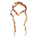 Transparent Yellow Eyeglass Chain