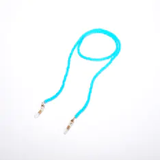 Blue Eyeglass Chain