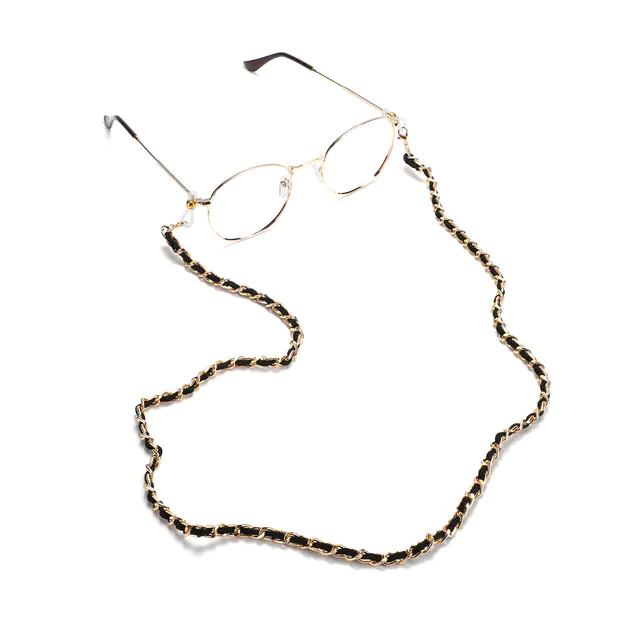 Black Gold Eyeglass Chain