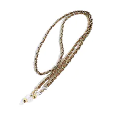Brown/Gold Eyeglass Chain