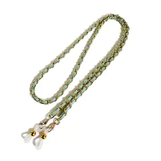 Green/Gold Eyeglass Chain