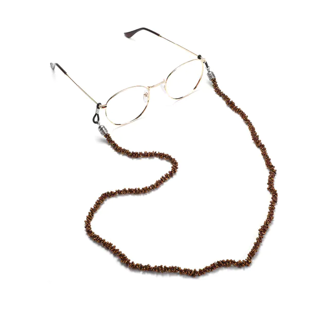Brown Eyeglass Chain