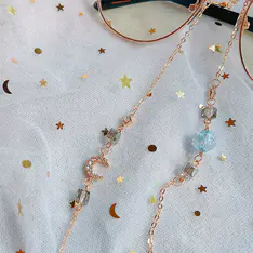 Gold Eyeglass Chain