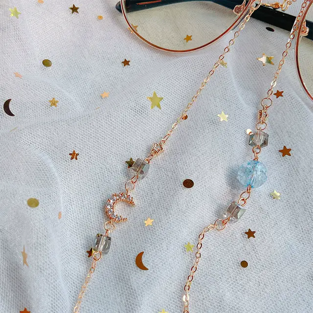 Gold Eyeglass Chain