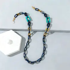 Light Blue Eyeglass Chain