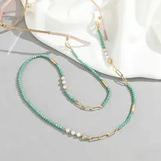 Green Eyeglass Chain