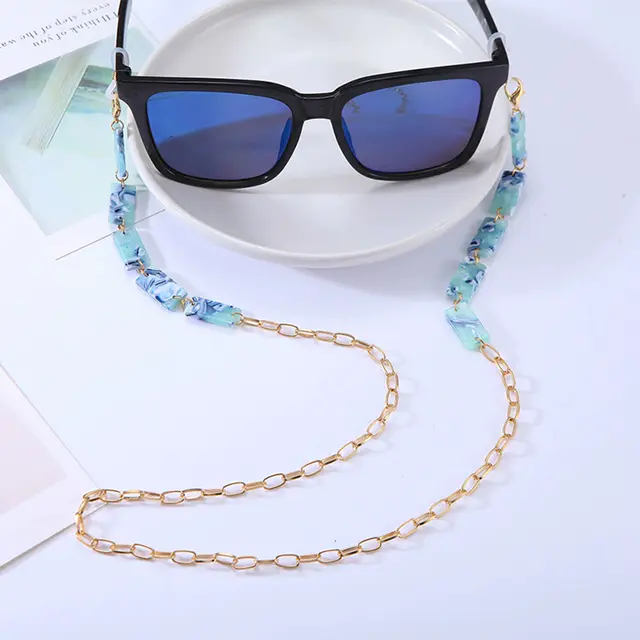 Light Blue Eyeglass Chain