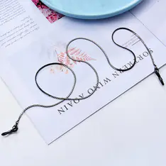 Black Eyeglass Chain