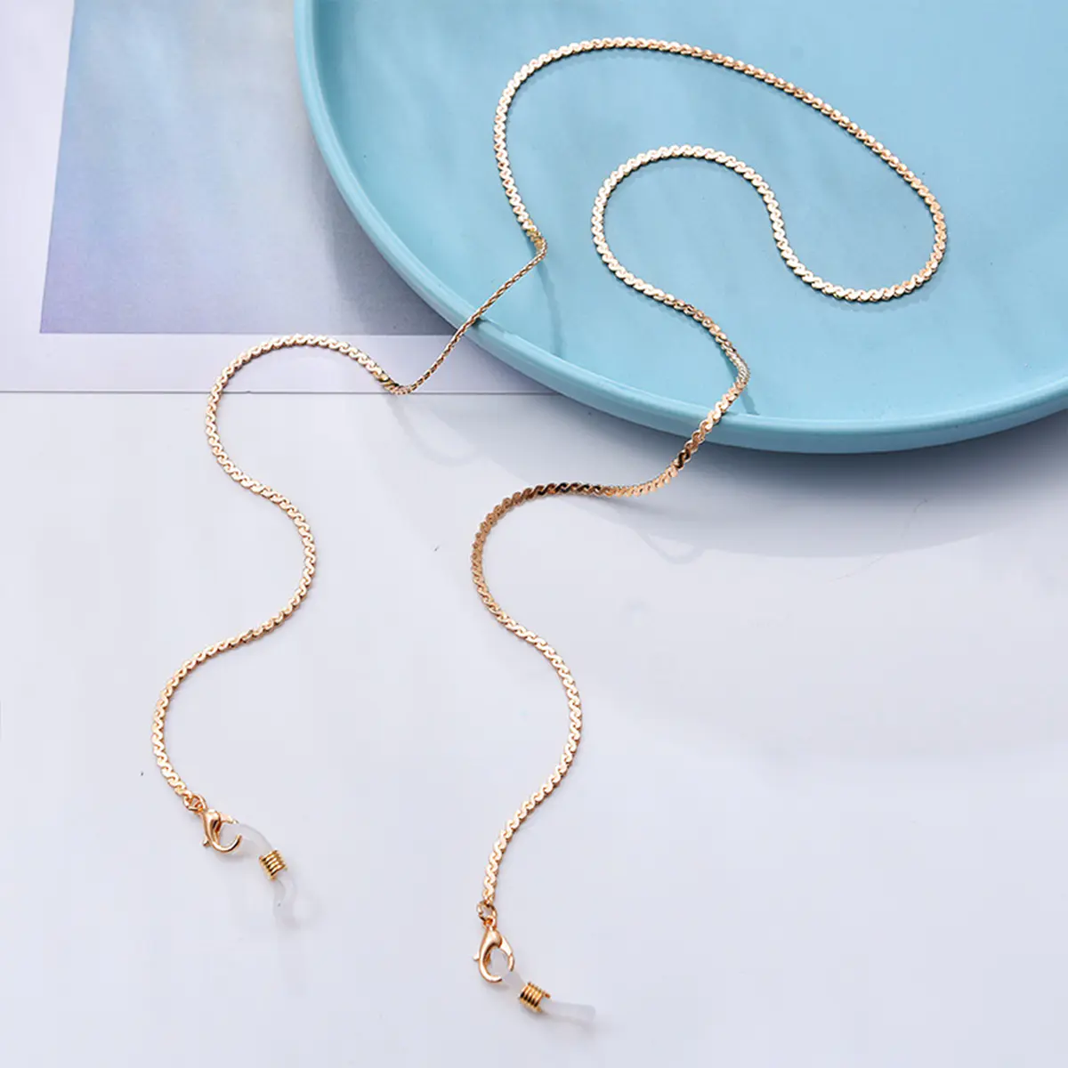 Gold Eyeglass Chain