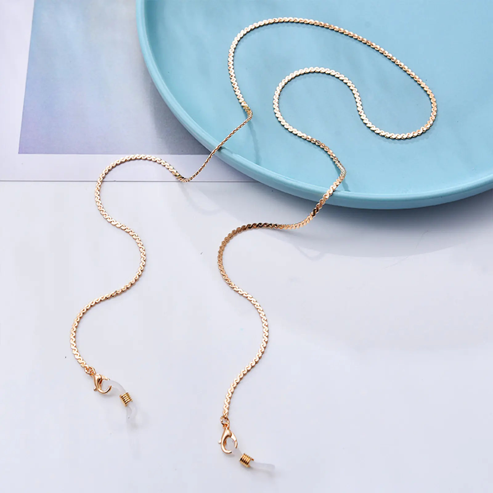Gold Eyeglass Chain