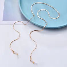 Gold Eyeglass Chain