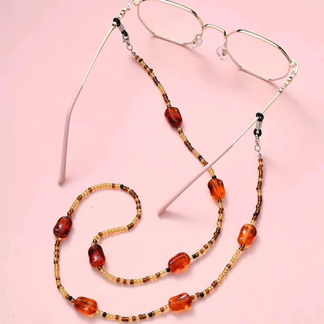 Brown Eyeglass Chain
