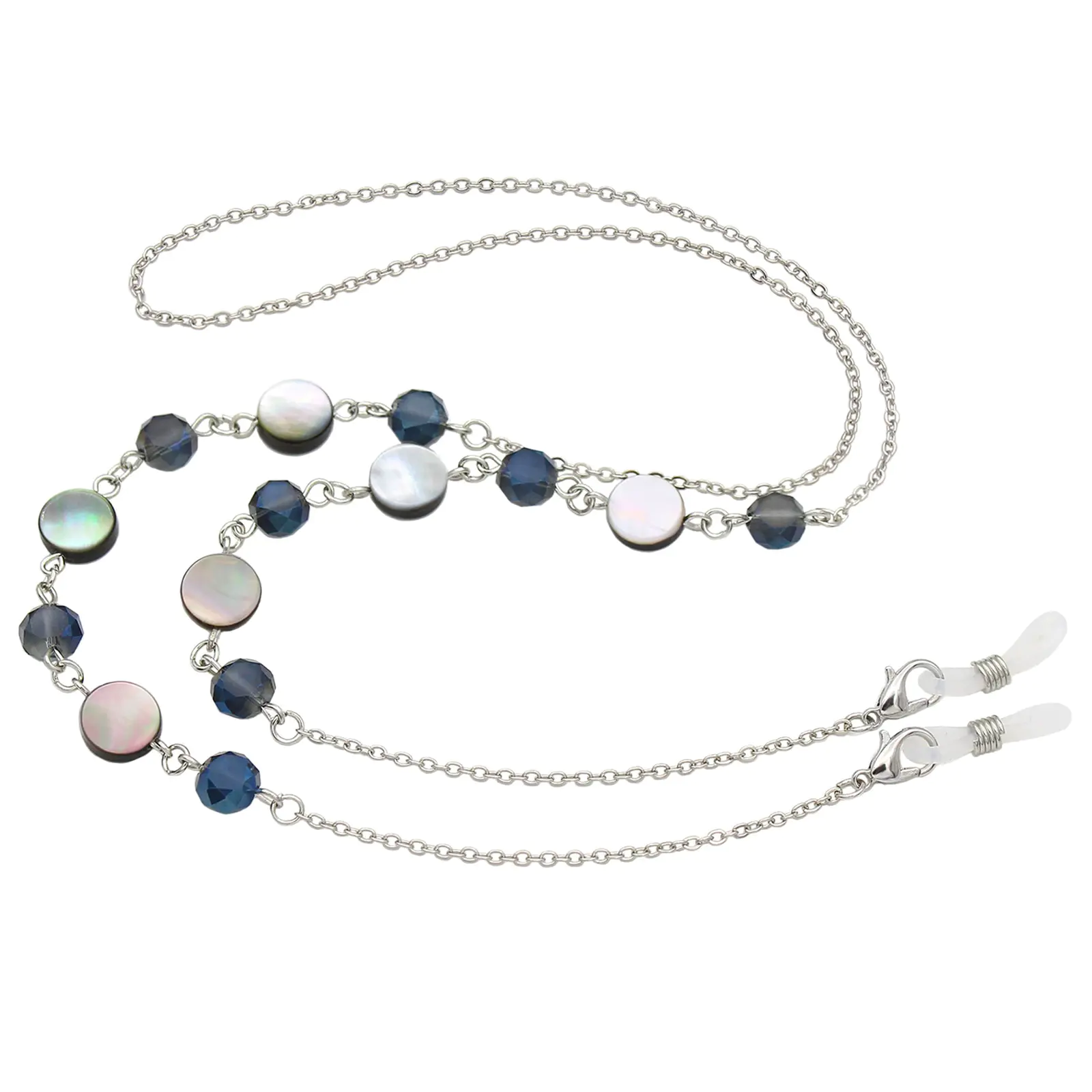 Blue Eyeglass Chain