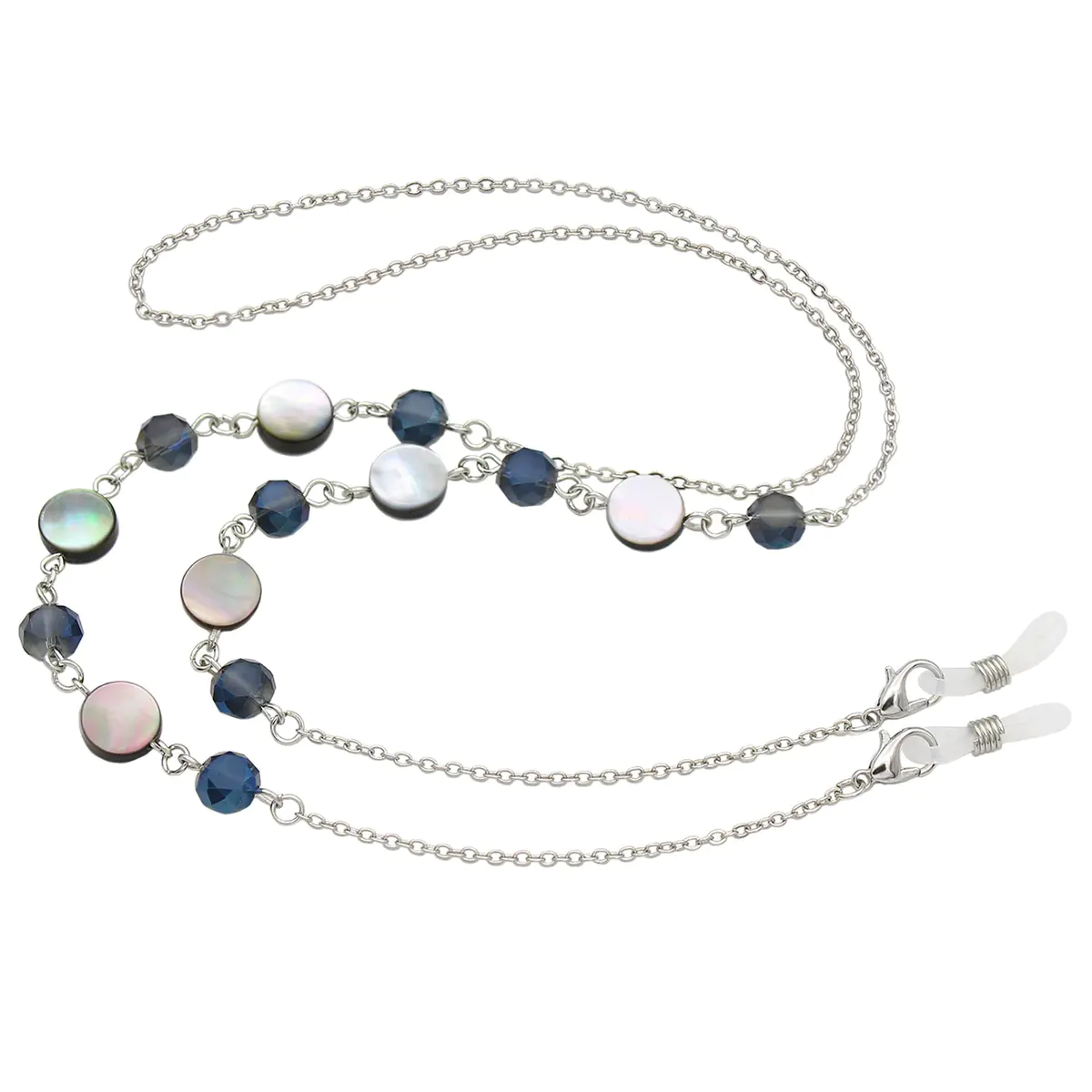 Blue Eyeglass Chain