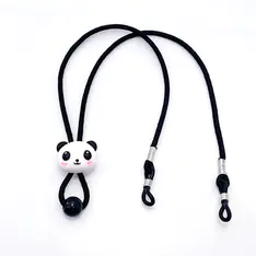 Black Kids Adjustable Eyeglass Strap
