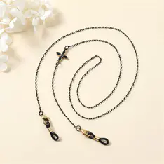 Black Eyeglass Chain
