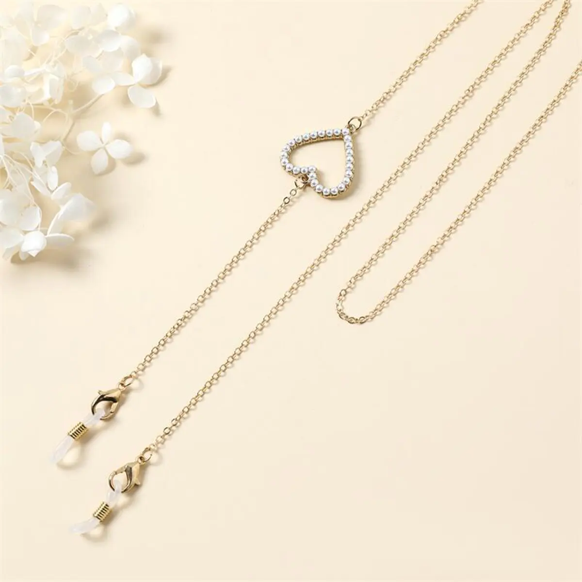 Gold Eyeglass Chain