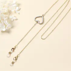 Gold Eyeglass Chain
