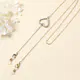 Gold Eyeglass Chain