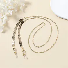 Gold Eyeglass Chain