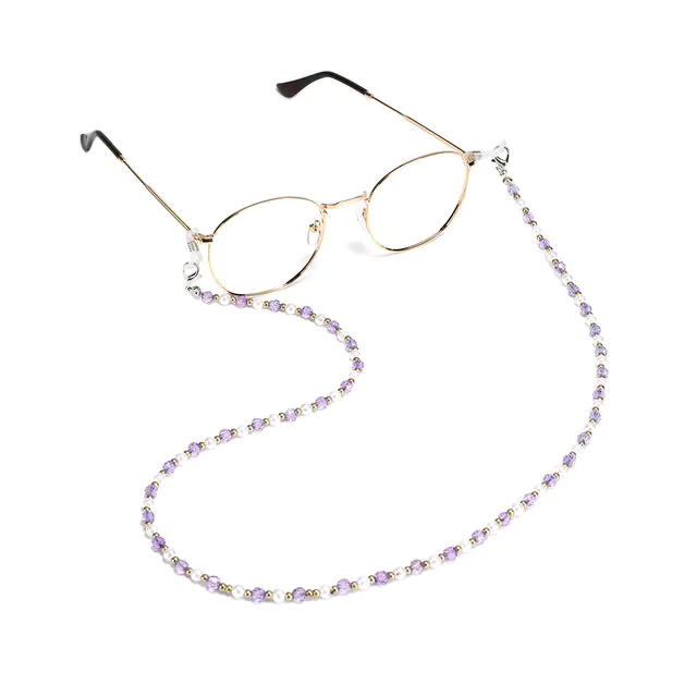 Purple Eyeglass Chain