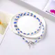 Blue Eyeglass Chain