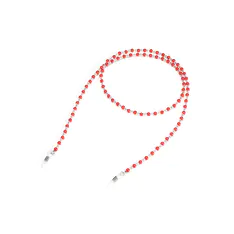 Red Eyeglass Chain